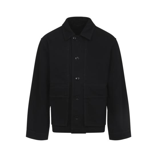 26SS 르메르 박시 자켓 OW1223LD1055 BK999 BLACK