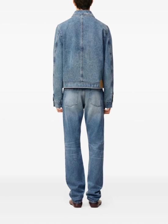 26FW 아미 스몰 하트 로고 코튼 지퍼 자켓 HJK835DE0046 480 BLEU USED - AMI