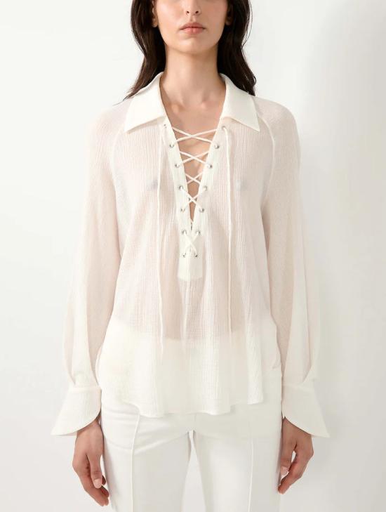 26SS 바바라 부이 블라우스 MASTER ULT 008542 BLANC 36 CREAM