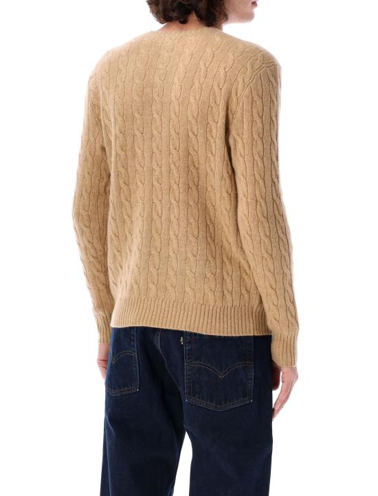 26FW 폴로 랄프로렌 케이블 니트 스웨터 710876762 009 BROWN - POLO RALPH LAUREN