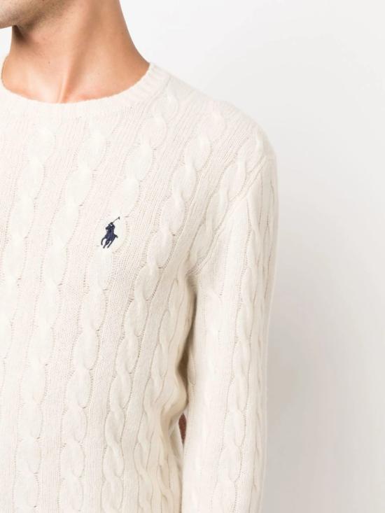 26FW 폴로 랄프로렌 케이블 니트 스웨터 710876762 010 NUDE NEUTRALS - POLO RALPH LAUREN