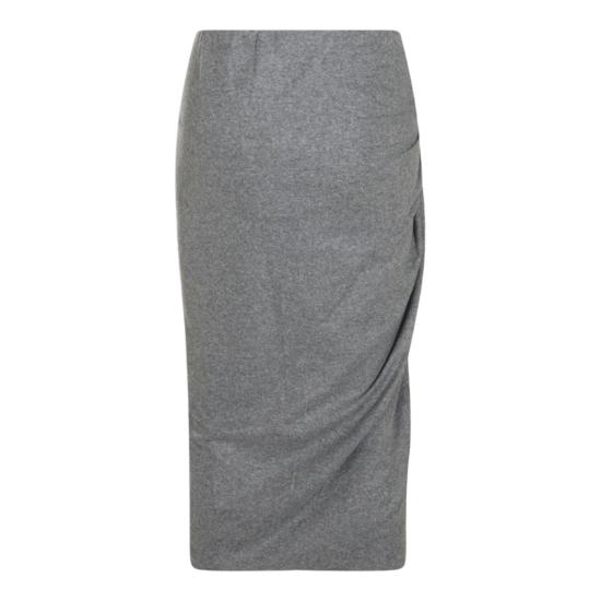 26FW 이자벨마랑에뚜왈 롱 스커트 26AJU0018FBD3K05E02GY Grey - ISABEL MARANT ETOILE