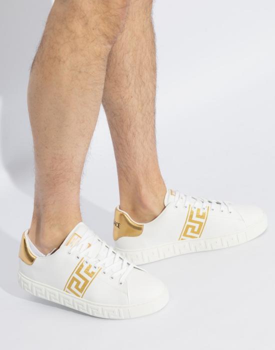 26FW 베르사체 그레카 로고 스니커즈 10144601A007762W110 White - VERSACE