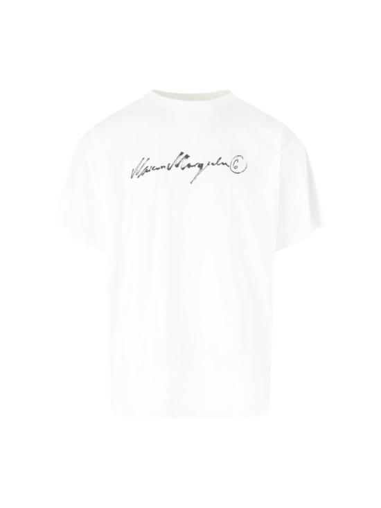 26FW MM6 메종마르지엘라 반팔 티셔츠 SH0GC0077M20258101 White