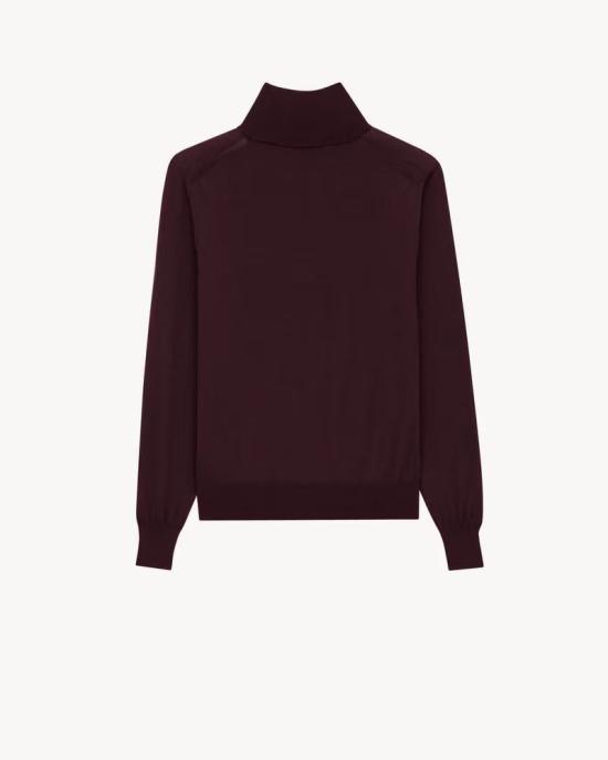 25FW 생로랑 범프 스니커즈 MASTER ULT 006704 BORDEAUX M BURGUNDY - SAINT LAURENT