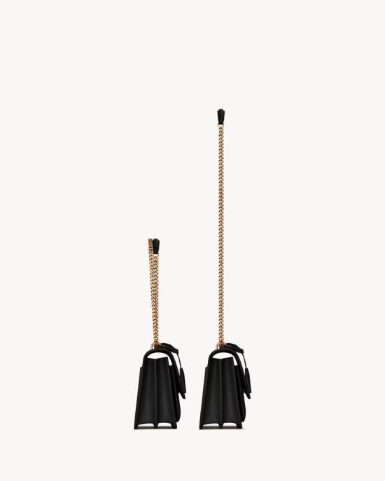 26FW 생로랑 숄더백 ULT 009720 NOIR OR TU BLACK - SAINT LAURENT