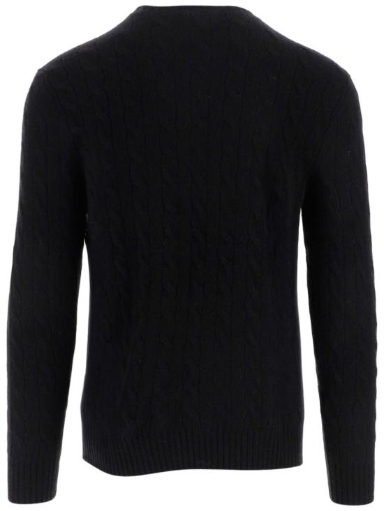 26FW 폴로 랄프로렌 케이블 니트 스웨터 710876762001 Black - POLO RALPH LAUREN