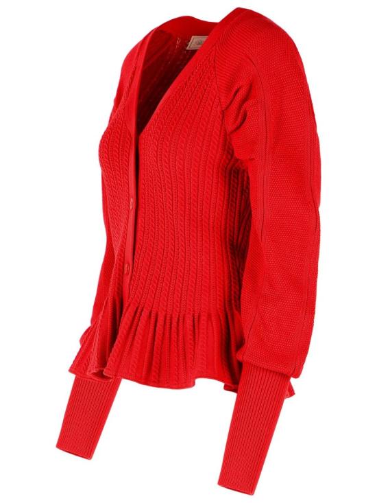26FW 블루마린 가디건 RF6161MAB34 X0824 Red - BLUMARINE