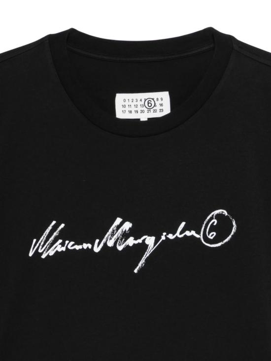26FW MM6 메종마르지엘라 반팔 티셔츠 SH0GC0077M20258900 Black - MM6 MAISON MARGIELA