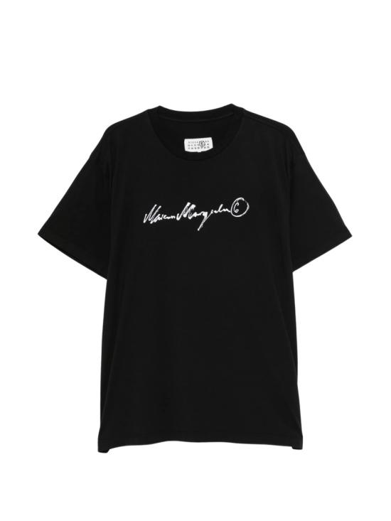 26FW MM6 메종마르지엘라 반팔 티셔츠 SH0GC0077M20258900 Black