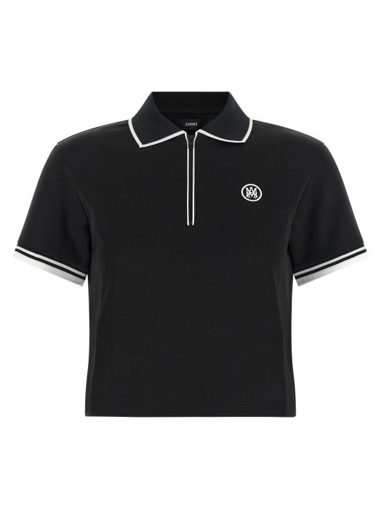 26FW 아미리 폴로 티셔츠 AWTOJR1083001 Black