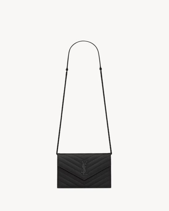 26SS 생로랑 지갑 ULT 008977 NOIR TU BLACK