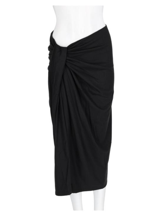 26FW 이자벨마랑에뚜왈 롱 스커트 JU0018FB D3K05E01BK Black