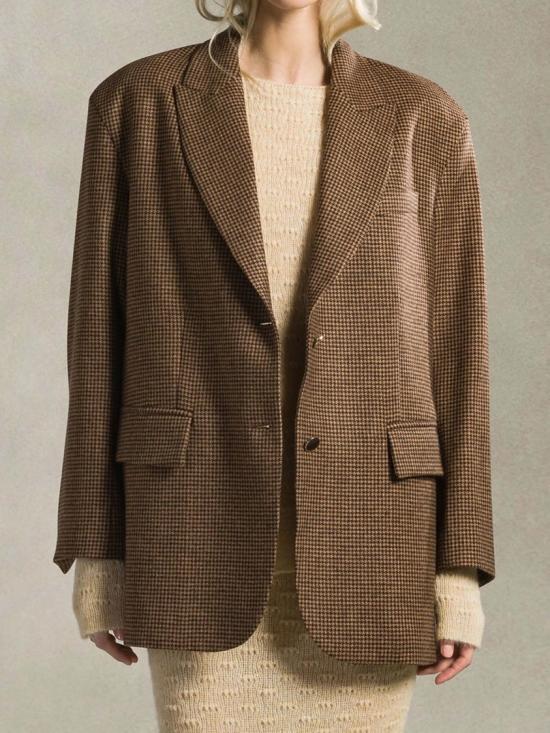 26FW 크루나 수트 자켓 MONIA 2735 Brown - CRUNA