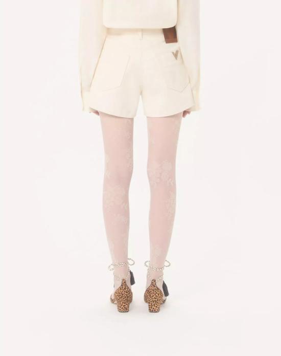 26SS 발렌티노 가라바니 데님 숏팬츠 MASTER ULT 008414 IVOIRE 26 IVORY - VALENTINO GARAVANI