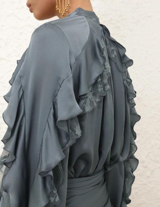 26FW 짐머만 코트 MASTER ULT 010524 BLEU 0 GREY - ZIMMERMANN