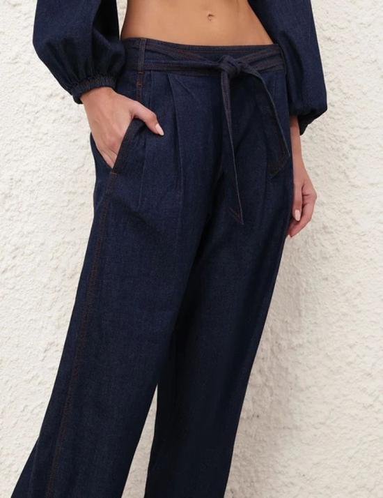 26FW 짐머만 데님 팬츠 MASTER ULT 009895 BLEU 0 NAVY - ZIMMERMANN