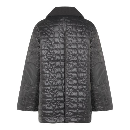 26FW 가니 샤이니 퀼트 미디 자켓 W0343252 Brown - GANNI