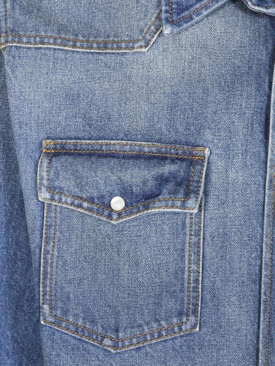 26FW MM6 메종마르지엘라 데님 자켓 SH0DT0053M30058965 Blue - MM6 MAISON MARGIELA