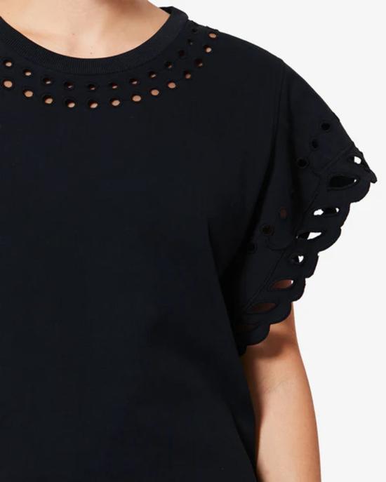 26SS 이자벨마랑에뚜왈 탑 MASTER ULT 008666 NOIR S BLACK - ISABEL MARANT ETOILE