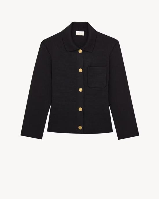 26FW 생로랑 자켓 MASTER ULT 010614 NOIR S BLACK