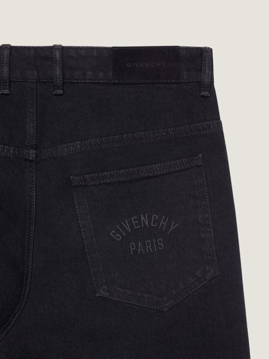 25FW 지방시 데님 팬츠 MASTER ULT 006573 NOIR 30 BLACK - GIVENCHY