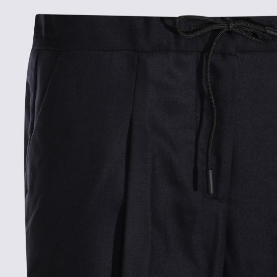 26FW 나인인더모닝 수트 팬츠 EDR02U38NAVY Black - NINE IN THE MORNING