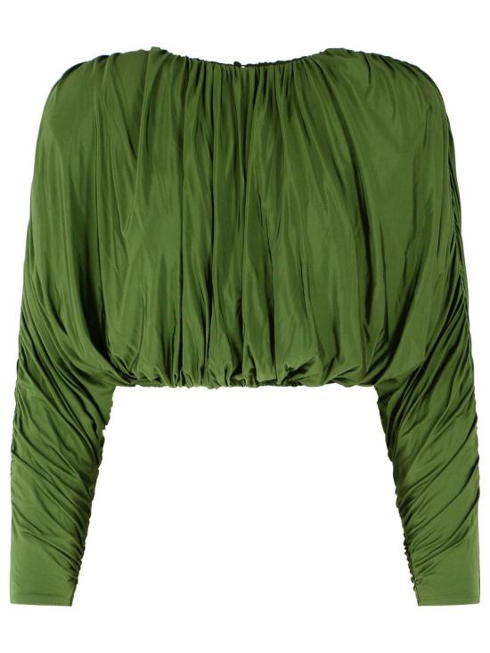 26FW 셀프 포트레이트 탑 AW26 009TA G OLIVE Green