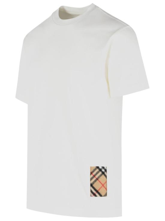 26FW 버버리 반팔 티셔츠 8132922 B7078 White - BURBERRY