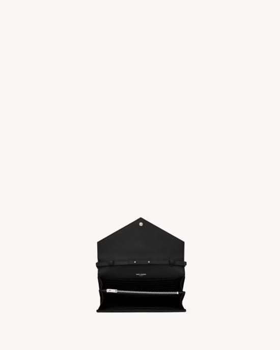 26SS 생로랑 지갑 ULT 008960 NOIR TU BLACK - SAINT LAURENT