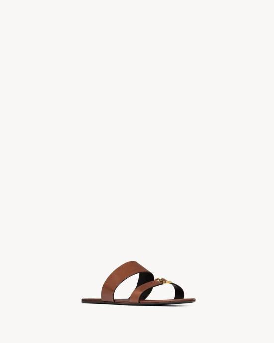 26SS 생로랑 샌들 MASTER ULT 009143 CARAMEL 36 - SAINT LAURENT