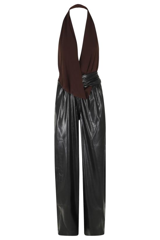 26FW 안다마네 점프수트 T200123A TJP199 099 Brown - ANDAMANE