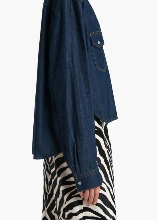 26SS 케이트 셔츠 MASTER ULT 008487 IMPRIME S INDIGO - KHAITE