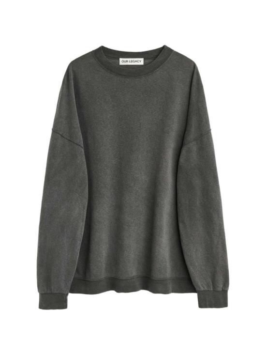 26FW 아워레가시 SLACK 슬랙 스웨트셔츠 SLACK 슬랙 스웨트셔츠 M2266SWWASHED BLACK ROGUE LOOPBACK Grey