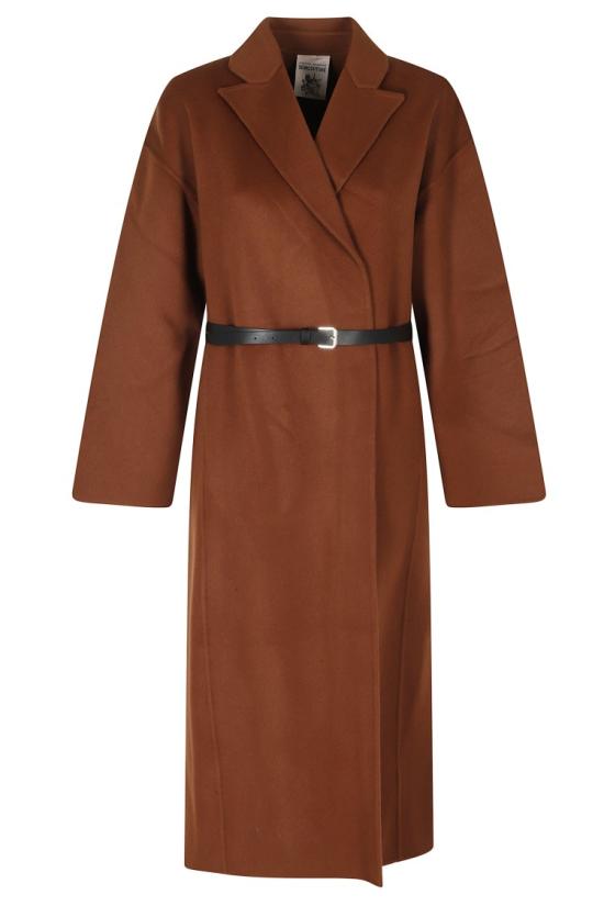26FW 세미쿠튀르 코트 Y6WV08 099 Brown - SEMI-COUTURE