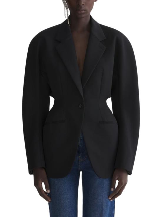 26FW 뮈글러 자켓 COM1VE0 4801019 1999 Black