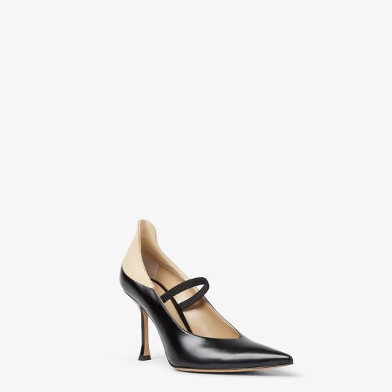 26FW 펜디 힐/펌프스 MASTER ULT 010237 IMPRIME 37 BLACK - FENDI