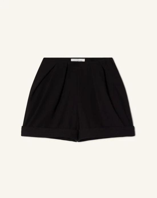 26SS 랑방 숏팬츠 MASTER ULT 009041 NOIR 36 BLACK