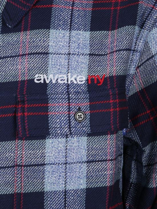 25FW 어웨이크 NY 긴팔 셔츠 TP001BLUE - AWAKE NY
