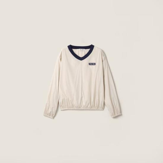 26FW 미우미우 남성 울 니트 가디건 MASTER ULT 009753 OPALE 40 CREAM