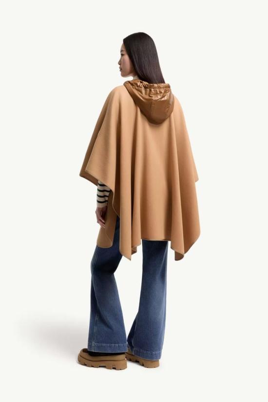  몽클레어 케이프 ULT 010162 CAMEL TU - MONCLER
