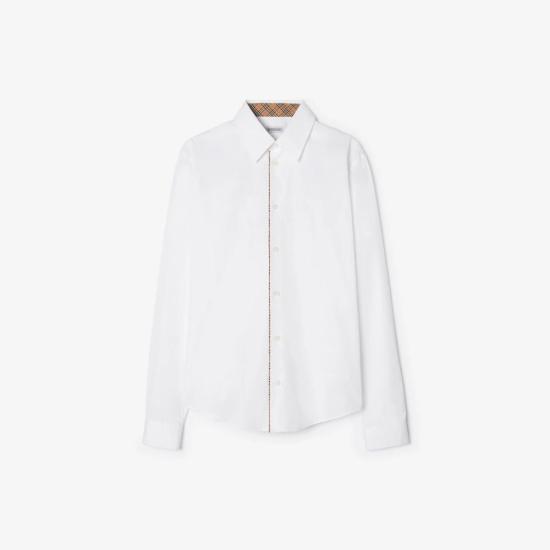 26FW 버버리 셔츠 MASTER ULT 009323 BLANC M WHITE