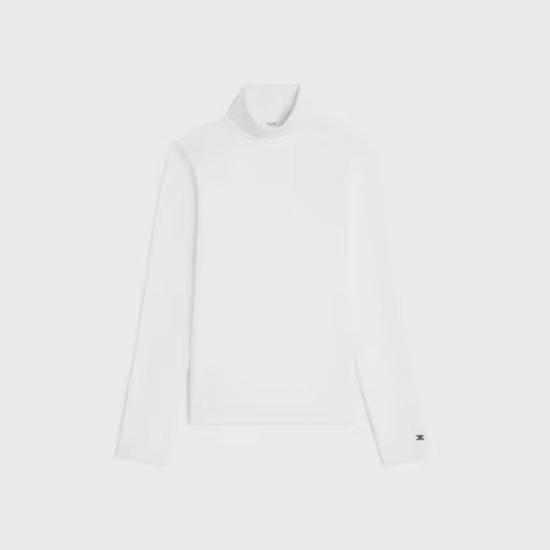 26SS 셀린느 긴팔 티셔츠 MASTER ULT 008393 BLANC S WHITE