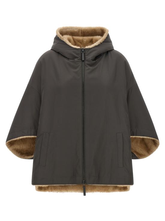 26FW 루 안드레아 코트 NZ25745PALAMINOMK Gray