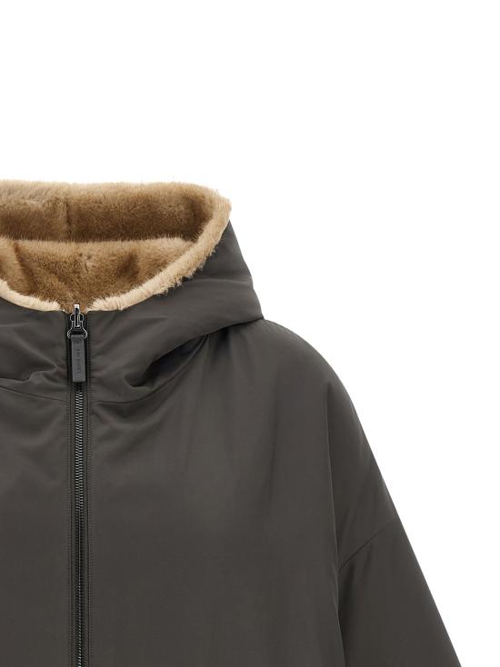 26FW 루 안드레아 코트 NZ25745PALAMINOMK Gray - LOU ANDREA