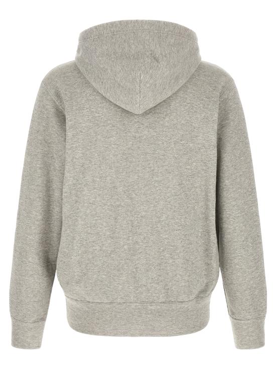 26FW 꼼데가르송 플레이 레드 하트 후드 집업 AXT1680511 Gray - COMME DES GARCONS