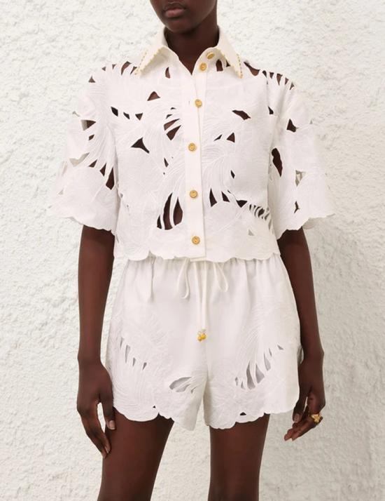  짐머만 셔츠 MASTER ULT 009904 BLANC 0 IVORY - ZIMMERMANN