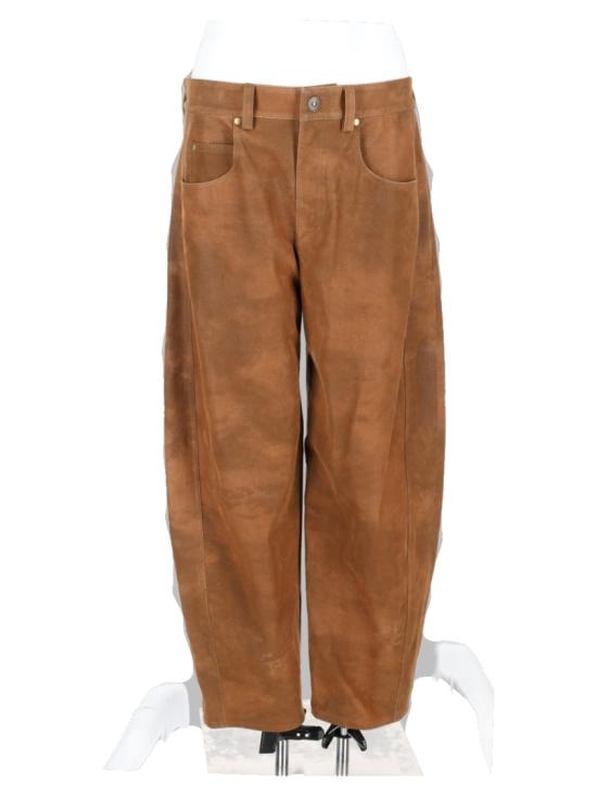 26FW 이자벨마랑에뚜왈 스트레이트 팬츠 PA0780FA D3B01E50BW Brown