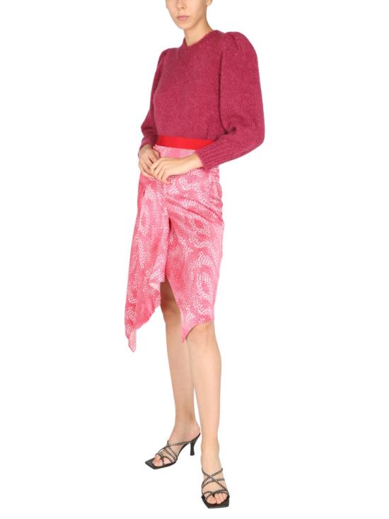  이자벨마랑 미디 스커트 JU1334 21A024I40PK FUCHSIA - ISABEL MARANT