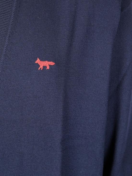 26FW 메종키츠네 니트웨어 MRMKC11KT12390413 Blue - MAISON KITSUNE
